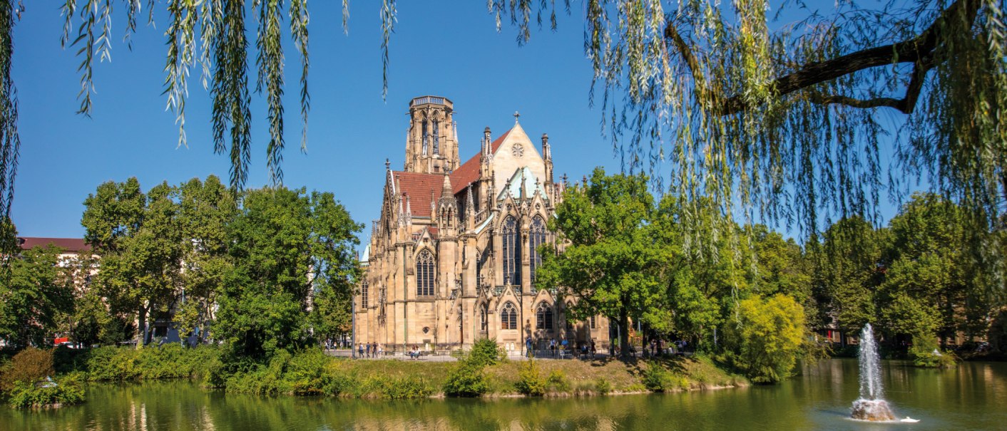 Feuersee und Johanneskirche, © SMG Achim Mende