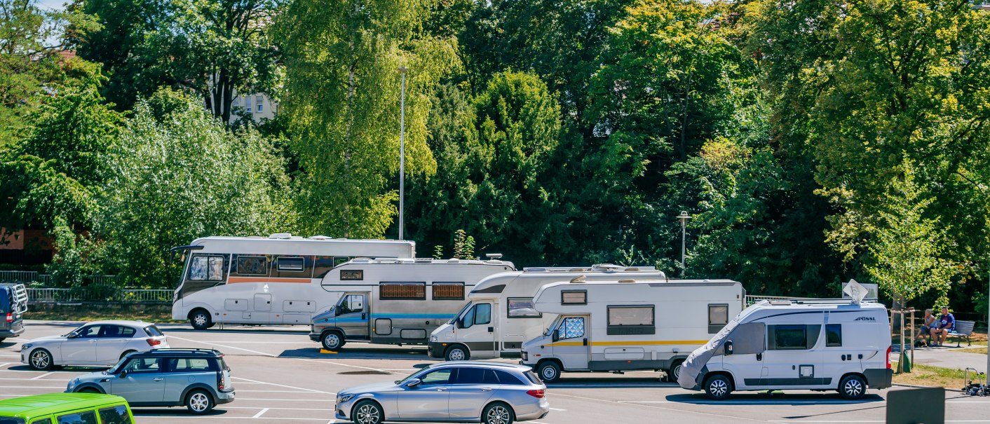 Motorhome parking space Bietigheim-Bissingen, © SMG, Thomas Niedermüller