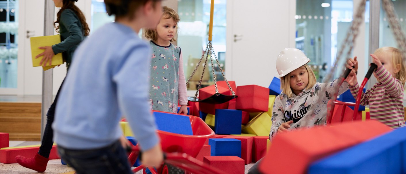 Children's construction site in the StadtPalais, © Julia Ochs