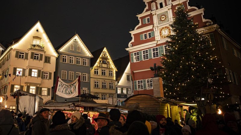 Esslinger Mittelaltermarkt vor dem Alten Rathaus, © SMG, Sarah Schmid