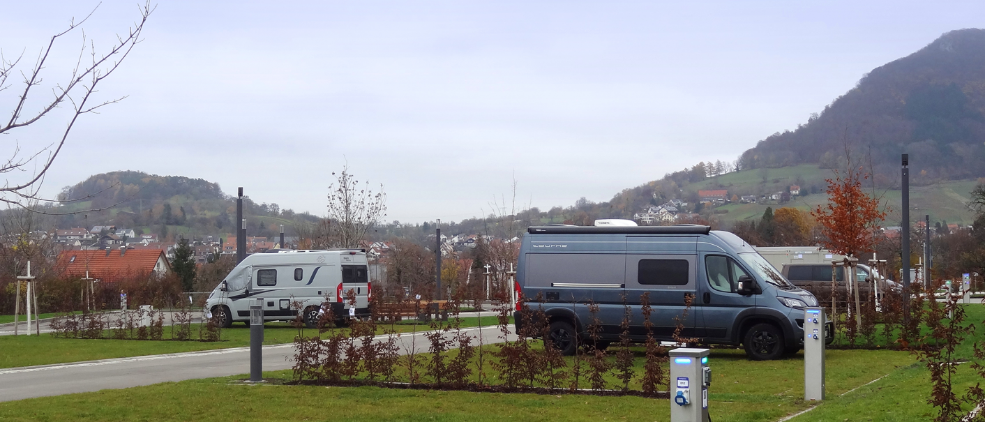 Wohnmobilstellplatz der Panoramatherme Beuren, © Panorama Therme Beuren, Birgit Eschment