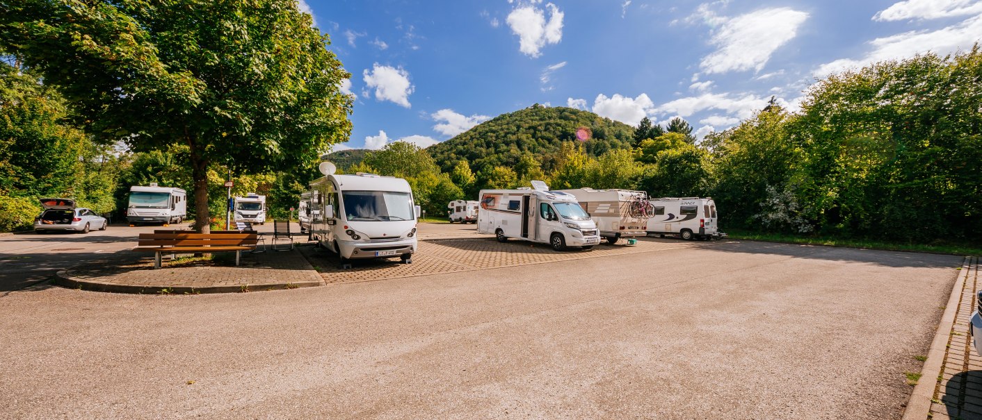 Wohnmobilstellplatz beim Kurzentrum Bad Urach, © Stuttgart-Marketing GmbH, Thomas Niedermüller