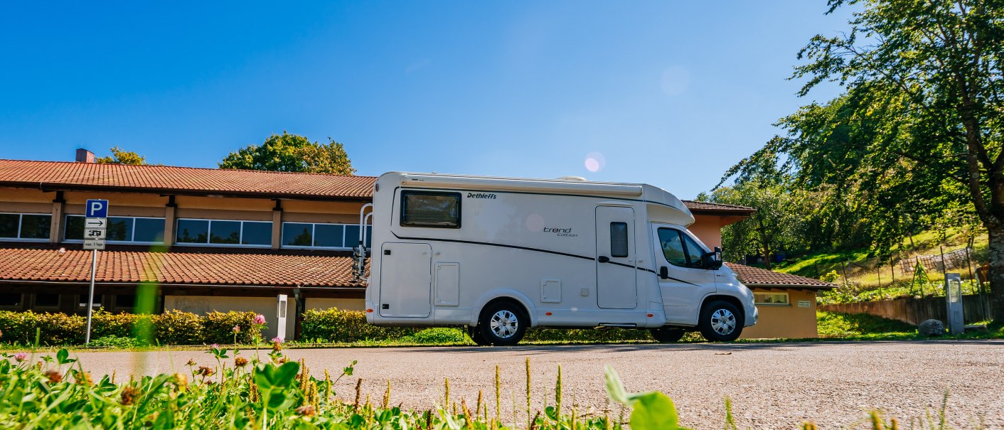 Wohnmobilstellplatz an der Festhalle Murrhardt, © Stuttgart-Marketing GmbH, Thomas Niedermüller