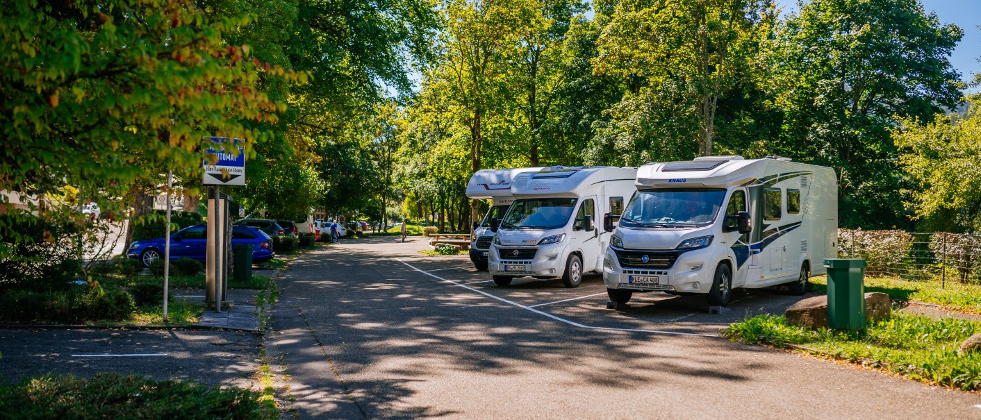 Motorhome parking space Bad Wildbad, © Stuttgart-Marketing GmbH, Thomas Niedermüller