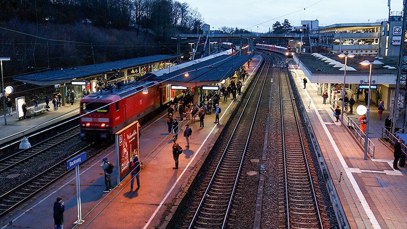 Backnang station, © Alex Becher